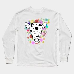 Vaca flor Long Sleeve T-Shirt